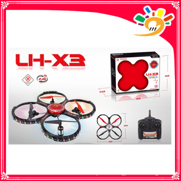 Meilleures ventes LH-X3 2.4G 4CH 6-Axis RC OVNI avec Light Big Quad copter avec des jouets drone caméra.